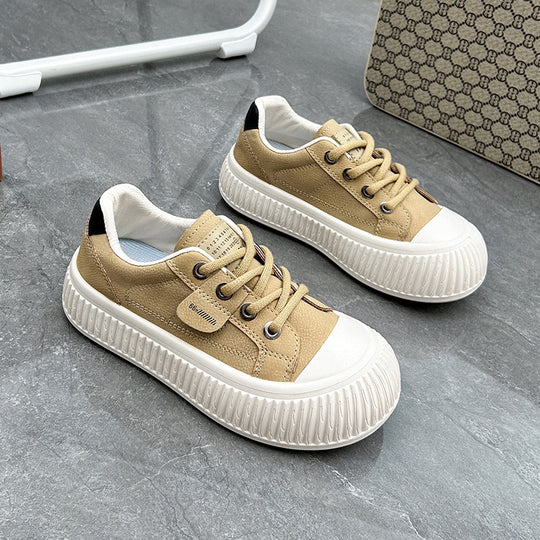 Damen modische Sneakers mit sportlichem Design und rutschfester Gummisohle R&B