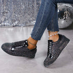 Damen Glitzernde Sneakers mit hohem Komfort und modischem Design R&B