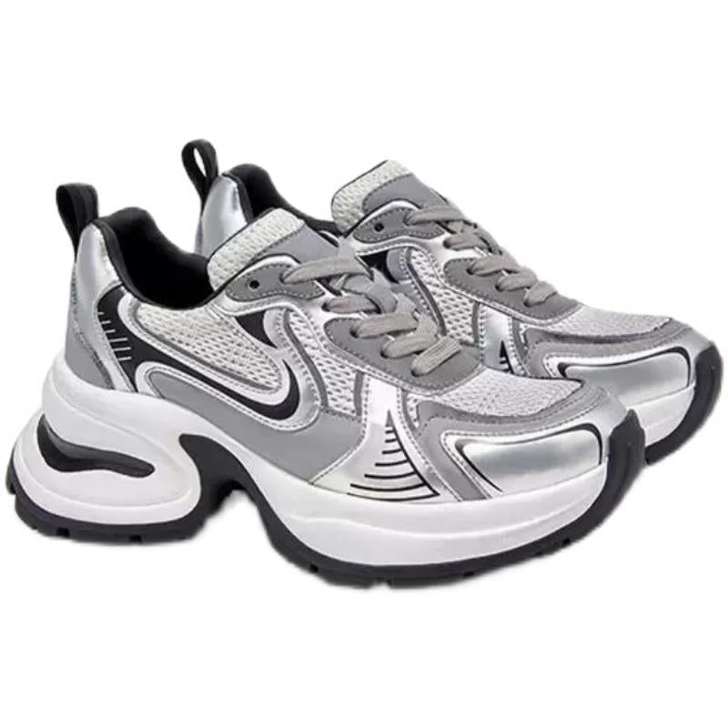 Damen Chunky Sneakers mit atmungsaktiver Oberfläche und dämpfendem Komfort