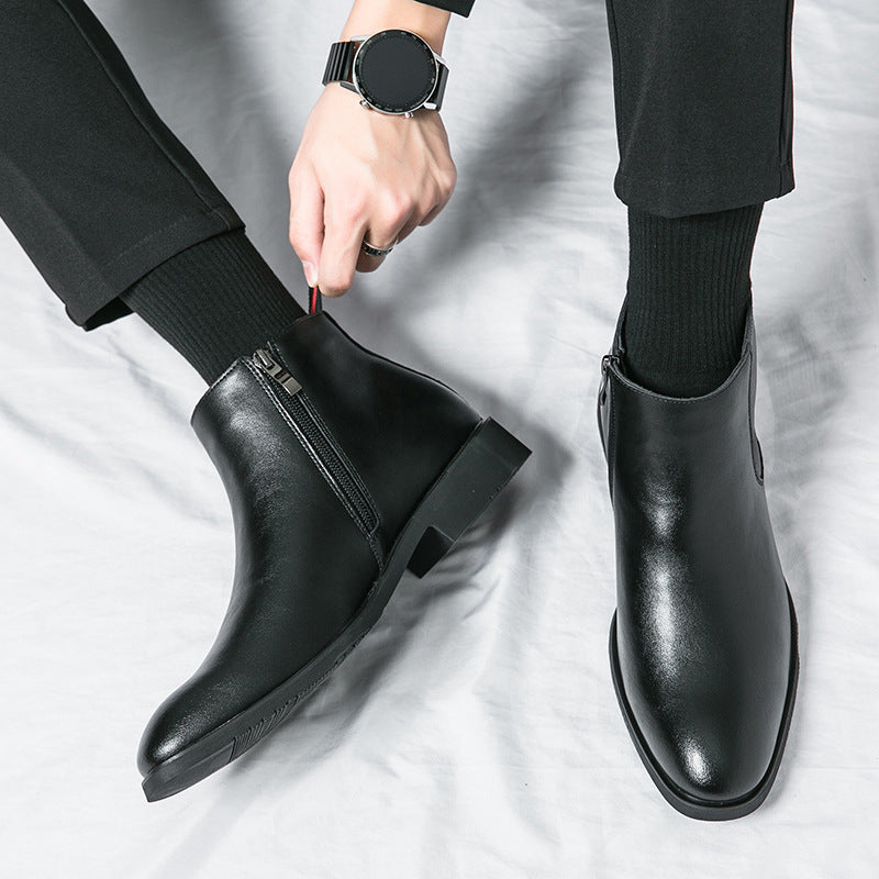 Damen Elegante Stiefeletten mit seitlichem Reißverschluss und bequemer Innensohle R&B