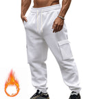 Herren cargo Jogginghose mit praktischen Seitentaschen und verstellbarem Kordelzug R&B