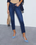 Damen Edle Cropped Jeans im klassischen Schnitt R&B