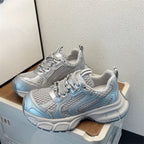 Damen Sportliche Komfort-Sneaker mit atmungsaktiven Mesh-Elementen und stoßdämpfender Sohle R&B