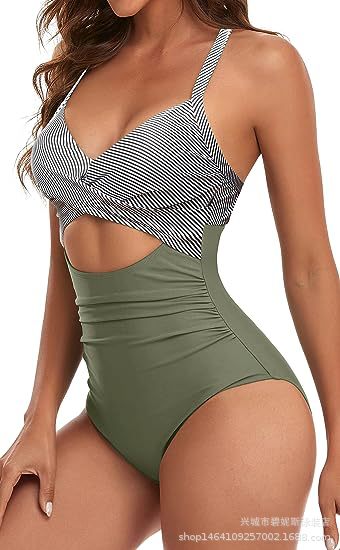 R&B | Hohler rückenfreier Bikini mit engen Trägern