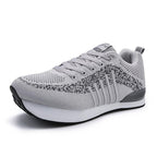 Damen Sportliche Leichtgewicht Sneaker mit atmungsaktiver Mesh-Oberfläche und dämpfendem Fußbett