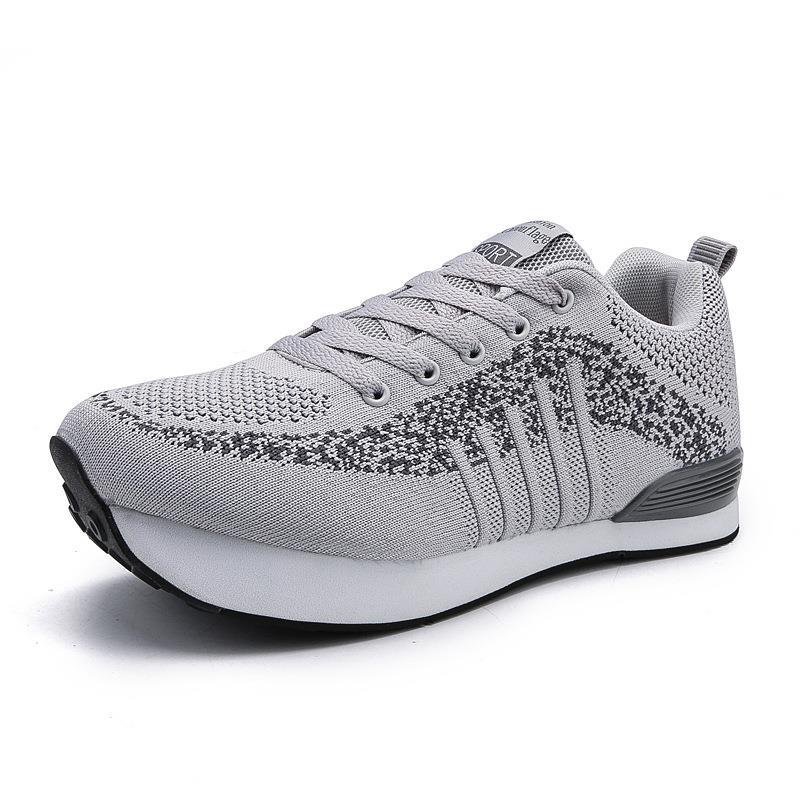 Damen Sportliche Leichtgewicht Sneaker mit atmungsaktiver Mesh-Oberfläche und dämpfendem Fußbett