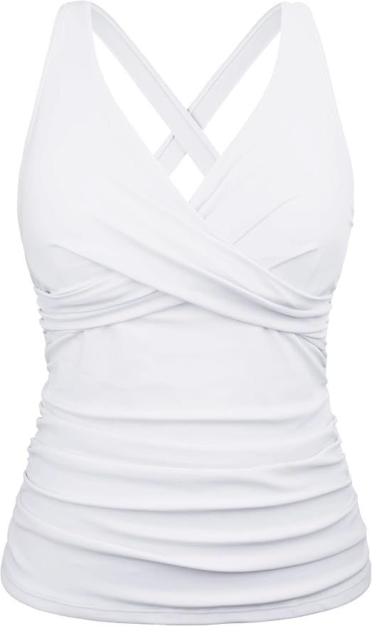 Damen Badeanzug mit Wickelschnitt und figurschmeichelndem Design R&B