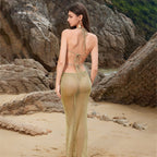 Damen Elegant gehäkeltes Minikleid R&B