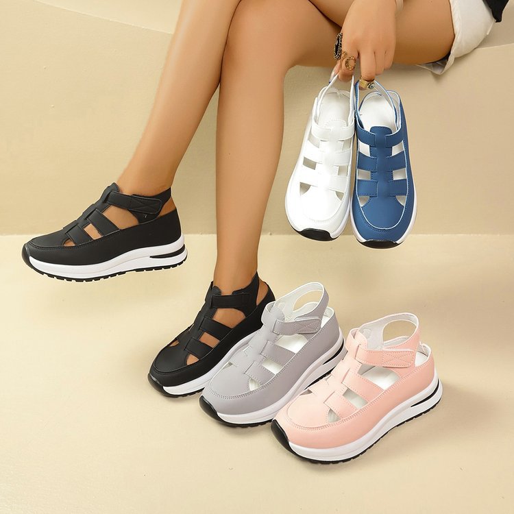 Damen freizeitorientierte Sneakers mit komfortabler Oberflächenstruktur und flexiblem Sohlendesign R&B