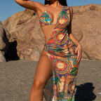 Damen Bikiniset mit verspieltem Wickelrock und modischem Schnitt R&B