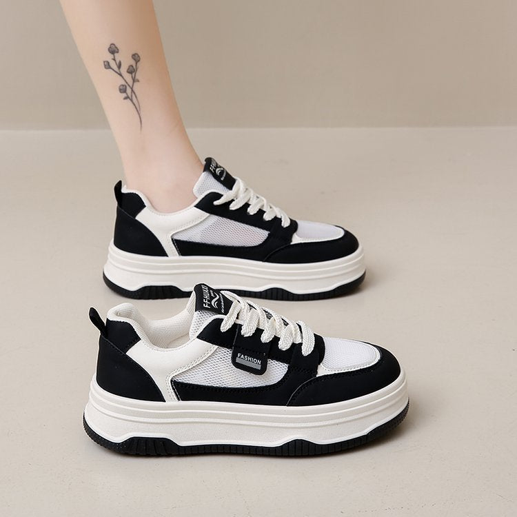 Damen Atmungsaktive Sneakers mit modischem Plateau Heid Mode