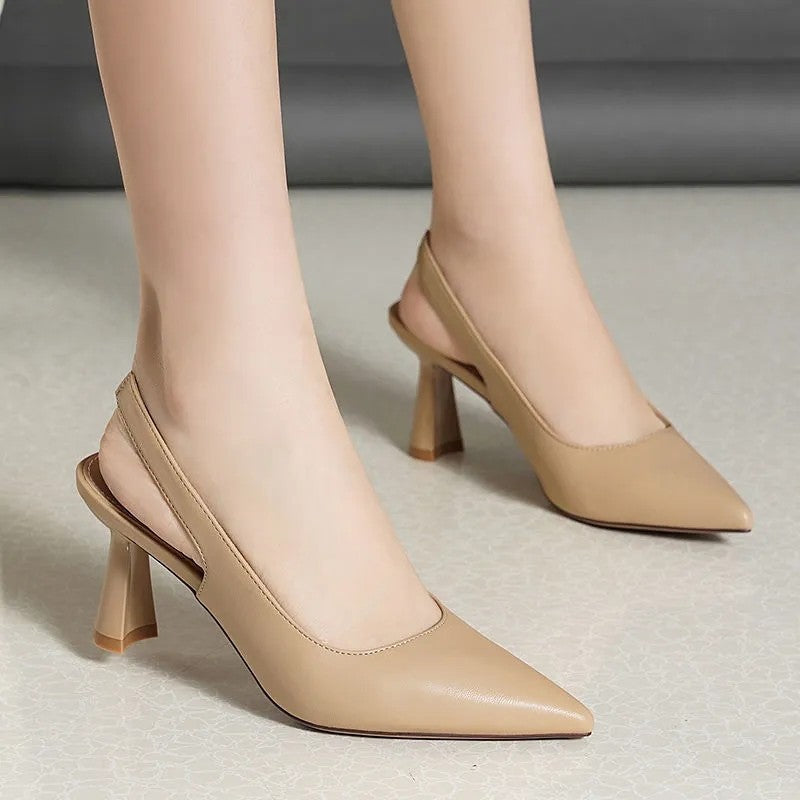 Damen Slingback-Pumps mit elegantem Design und modischem Absatz R&B