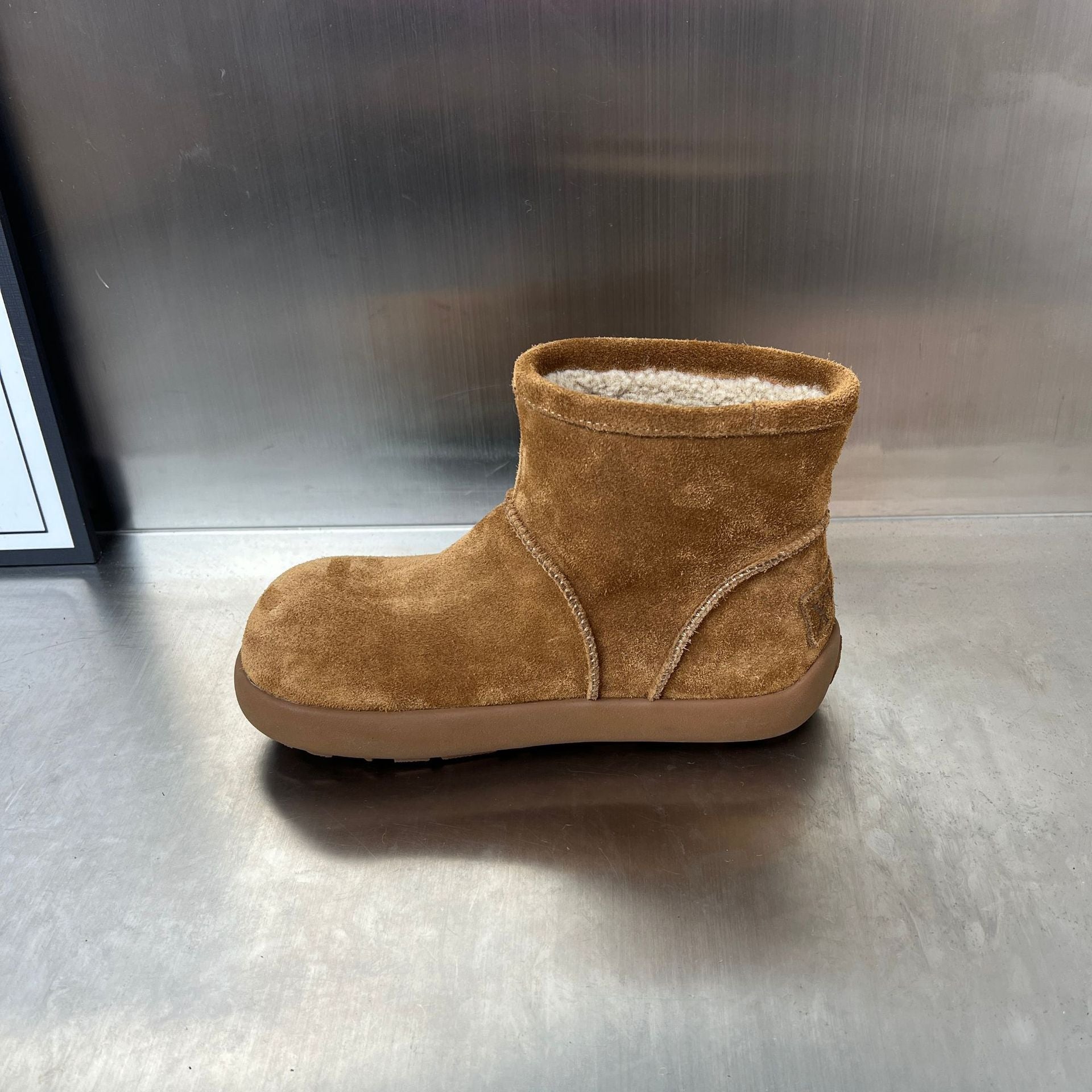 Damen kuschelige und warme Winterstiefel mit weichem Innenfutter R&B