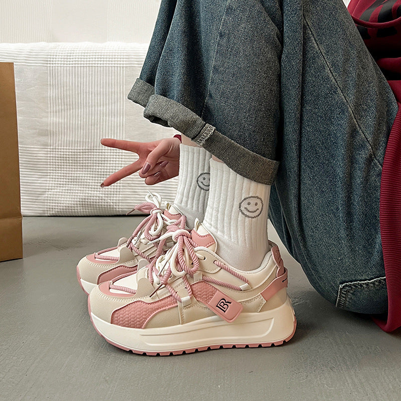 Damen Sportliche Sneakers mit atmungsaktiver Mesh-Oberfläche und dämpfendem Komfort R&B