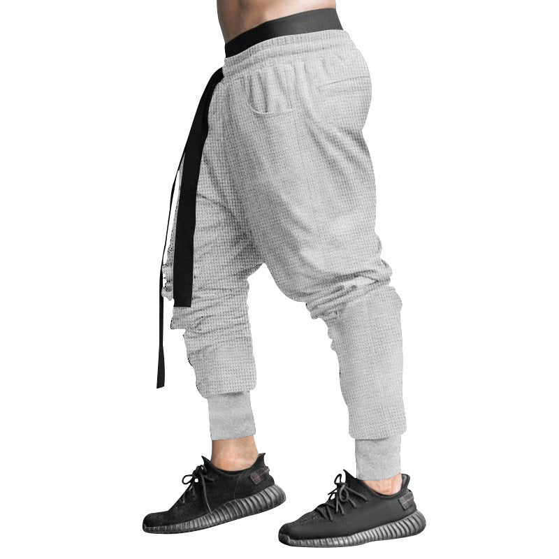 Herren Modische Freizeithose mit elastischem Bund und stylischem Kordelzug R&B