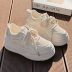 Damen Sportliche Chunky Sneakers mit atmungsaktiver Obermaterialstruktur R&B