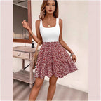 Damen Sommerkleid mit verspieltem Blumenmuster und körpernaher Passform R&B