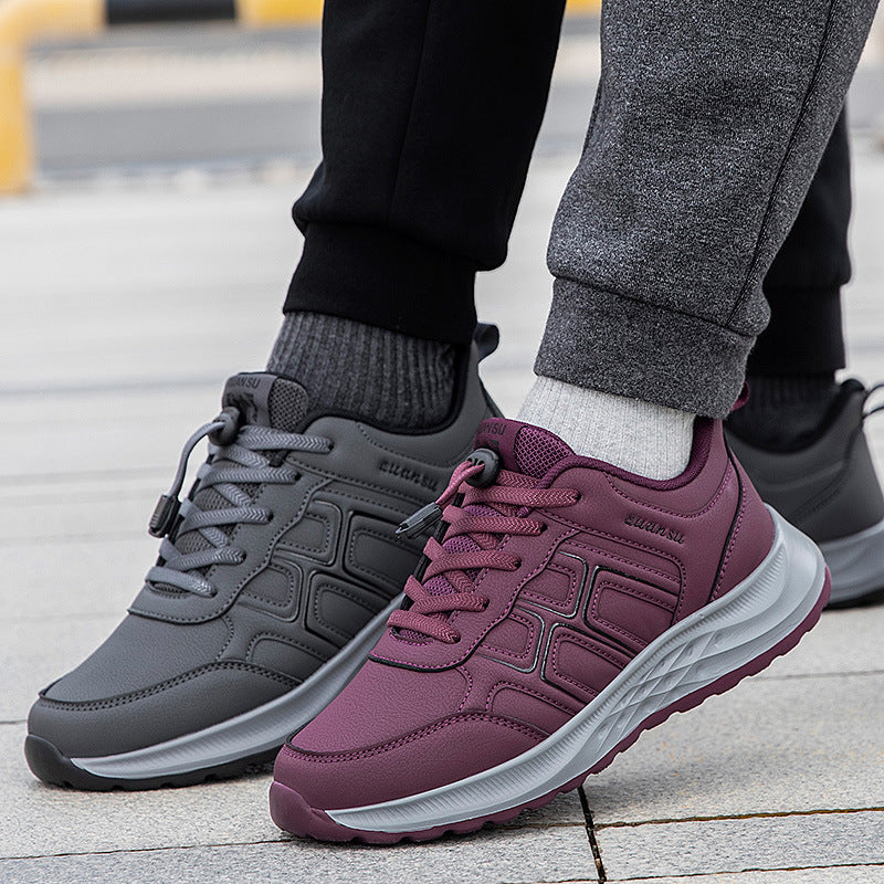 Damen Sportliche Lace-Up Sneakers mit atmungsaktivem Obermaterial und dämpfender Sohle R&B