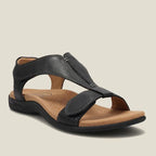 Damen komfortable Sandalen mit atmungsaktivem Obermaterial und verstellbaren Riemen
