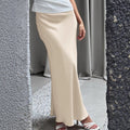 Damen Elegante Maxirock mit fließendem Schnitt und hohem Taillenbund R&B