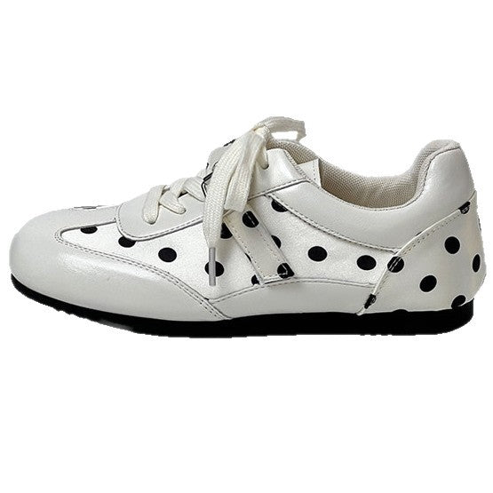 Damen sportliche Sneakers mit modischem Punktedesign R&B
