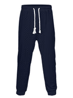 Herren nan Thermo-Zopfstrick-Jogginghose mit breitem Rippenbund und dekorativer Kordel R&B