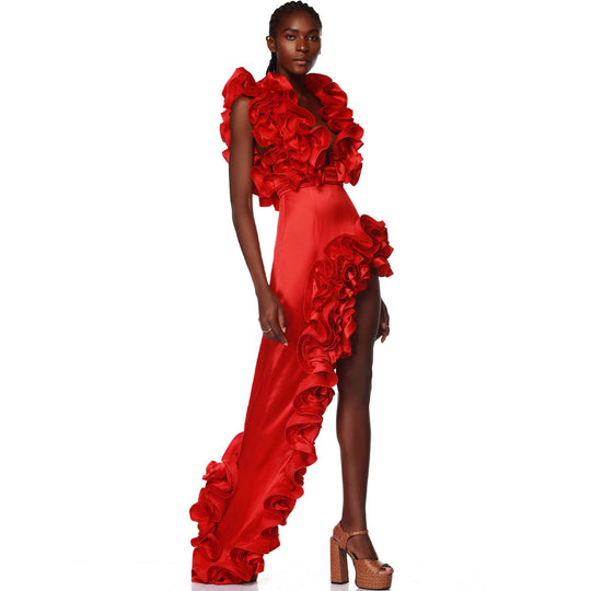 Damen auffälliges Badeanzug und Palazzo-Hose Set R&B