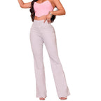 Damen Bootcut Jeans mit elegantem hohen Bund und körperformendem Schnitt R&B