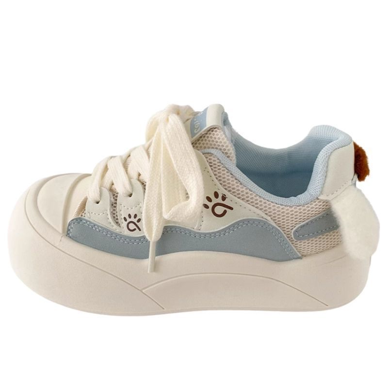 Damen Plattform-Sneaker mit verspielten Applikationen und bequemer Sohle R&B
