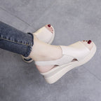 Damen Komfortable und elegante Keil-Sandalen