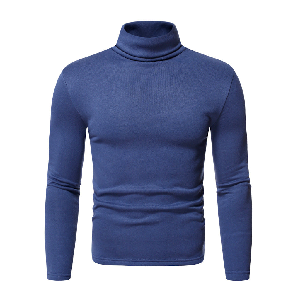 Herren Rollkragenpullover aus weichem Baumwoll-Mix R&B