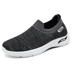 Herren nan gestrickter Slip-On-Laufschuh mit Memory-Foam-Komfortsohle R&B