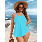 Damen Strandkleid mit fließendem Schnitt und verstellbaren Trägern R&B