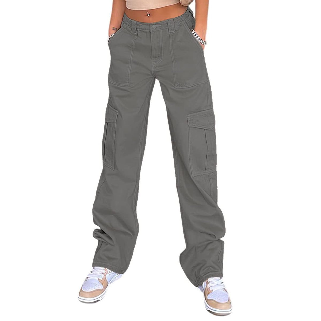 Damen Cargo-Hose mit lässigem Schnitt und praktischen Seitentaschen R&B