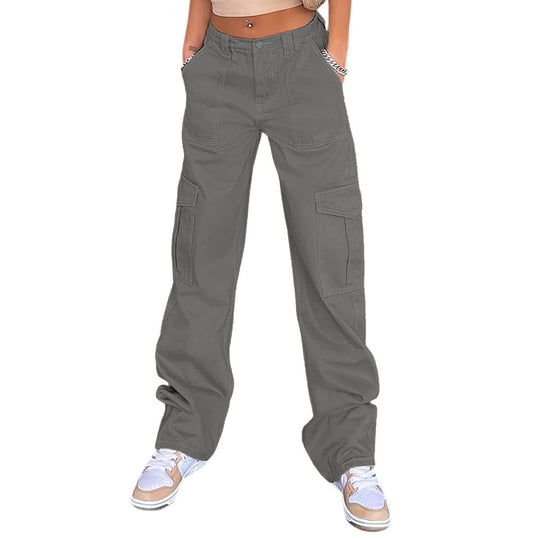 Damen Cargo-Hose mit lässigem Schnitt und praktischen Seitentaschen R&B
