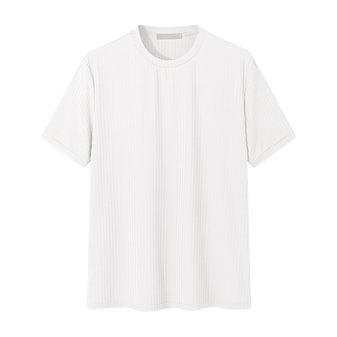 Unisex nan geripptes weit geschnittenes T-Shirt aus Baumwollmix R&B