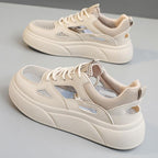 Damen Sportliche Sneakers mit atmungsaktiver Mesh-Oberfläche und innovativem Sohlenprofil
