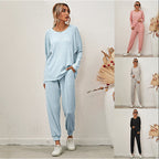 Damen Bequemer Strick-Jumpsuit mit Taschen und elastischem Bund R&B