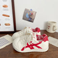 Damen Sportliche Sneaker mit kariertem Innenfutter und modischem Design R&B