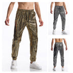 Herren Glamouröse Pailletten-Jogginghose R&B