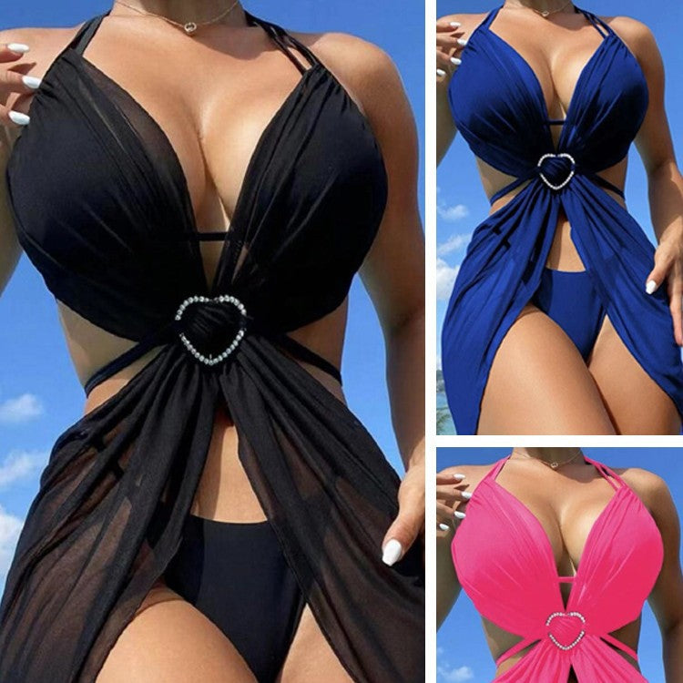 Damen Badeanzug mit eleganter Schnittführung R&B