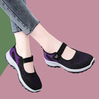 Damen Komfortable und atmungsaktive Sportschuhe mit Klettverschluss R&B