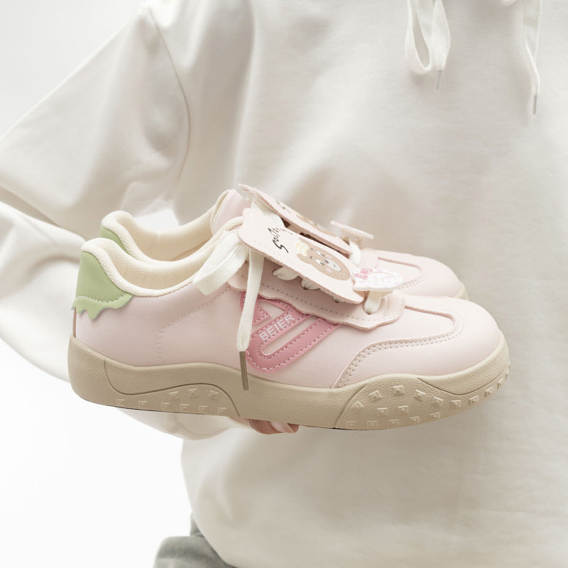Damen Freizeit Sneakers mit weicher Gummi-Außensohle und atmungsaktivem Obermaterial