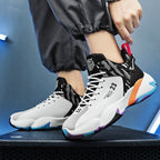 Damen Hochgeschnürte Sport Sneakers mit stoßdämpfendem Design und stylishem Obermaterial R&B