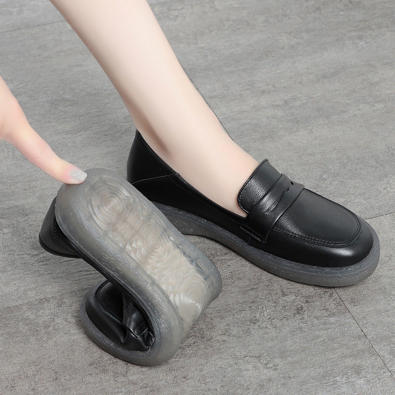 Damen Mokassins mit elegantem Lederobermaterial und bequemer Sohle R&B