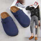 Damen Bequeme Clogs mit verstellbarem Riemen und anatomischem Fußbett EB