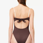 Damen Badeanzug mit eleganten Unterbrustnähten R&B