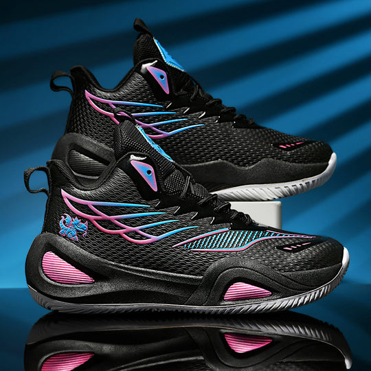 Damen Sportliche High-Top Sneakers mit atmungsaktiver Mesh-Oberfläche und dämpfendem Fußbett R&B