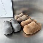 Damen modische Clogs aus weichem Wildleder mit ergonomischem Fußbett R&B