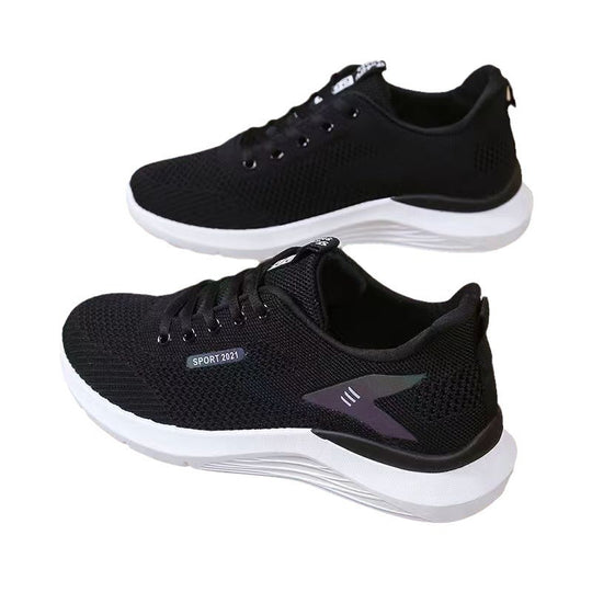 Damen Sportliche Sneakers mit flexibler Sohle und atmungsaktivem Mesh-Obermaterial R&B